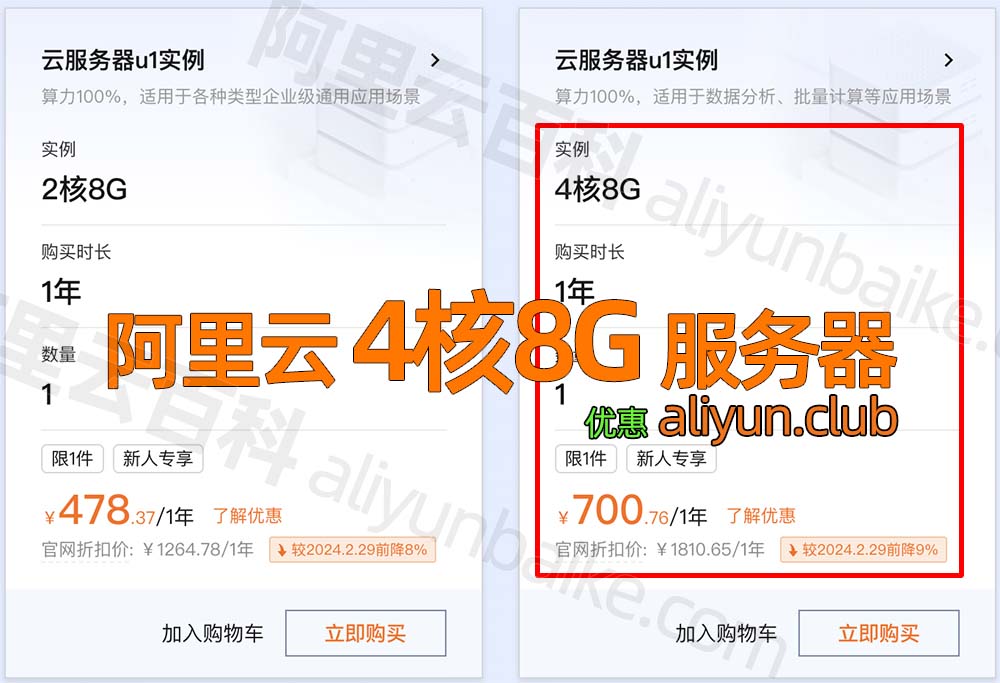 4核4G服务器并发量的影响因素有哪些