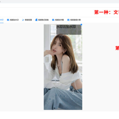 具体添加水印的步骤解析
