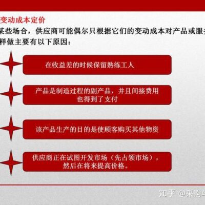 成本因素多样，价格差异大