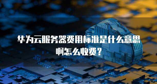 云服务器费用大致需要多少