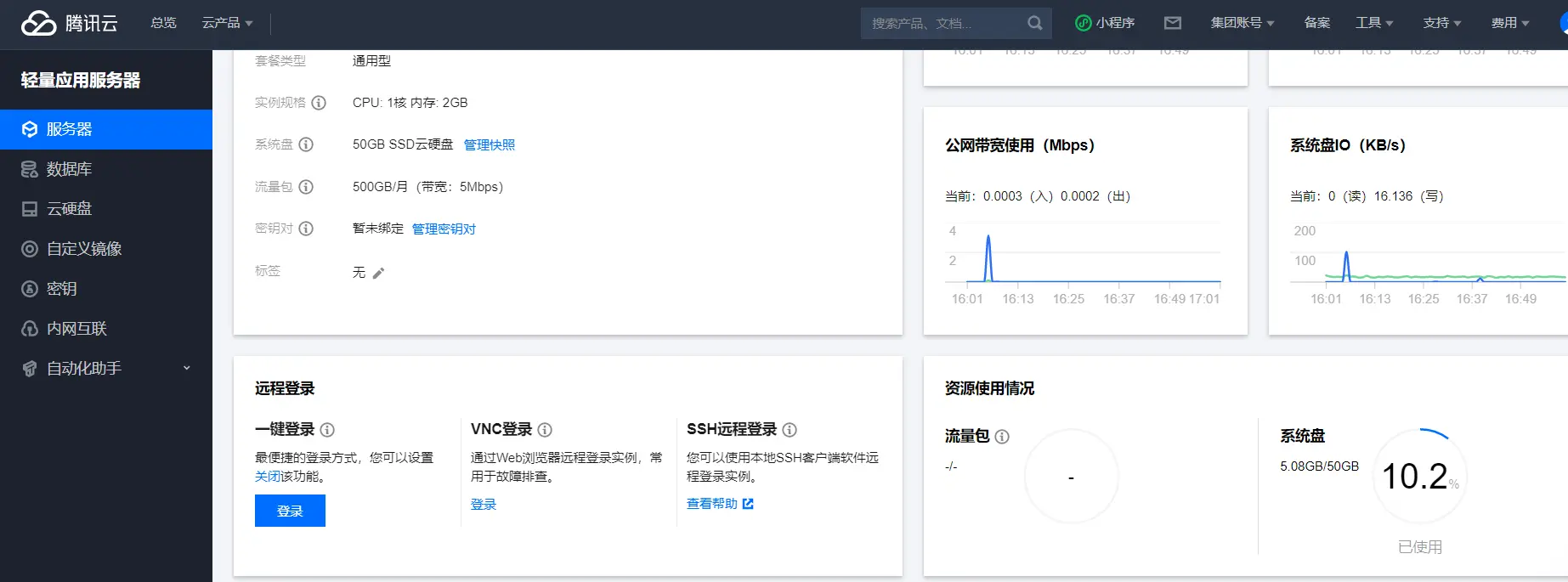 腾讯云轻量服务器价格全解析