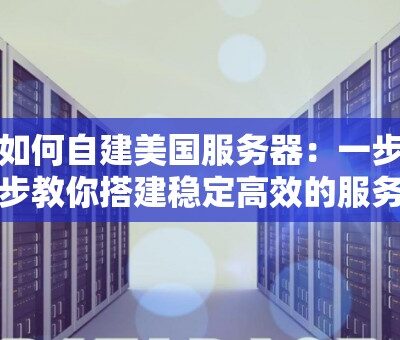 自建服务器成本分析