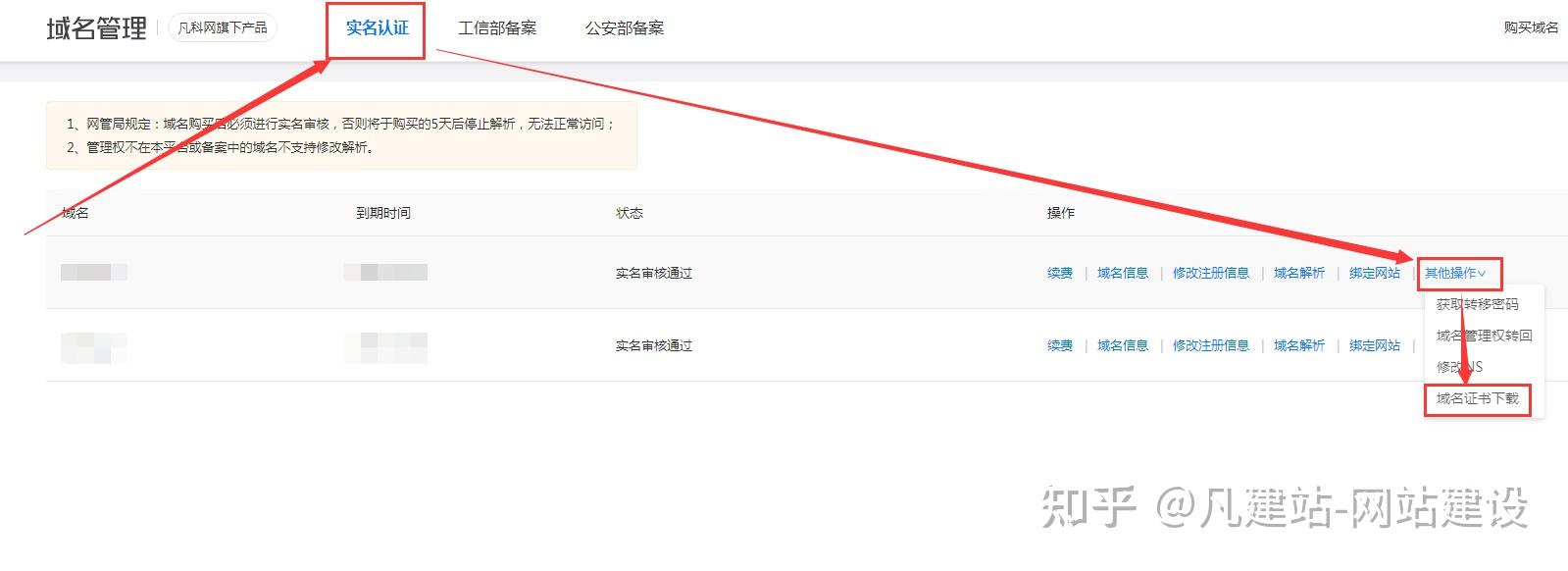 域名配置指南